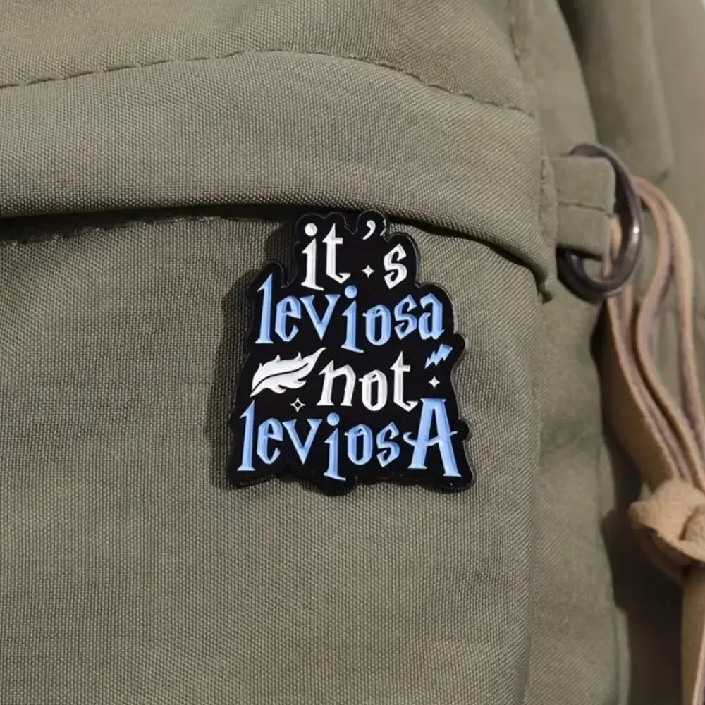 Harry Potter It's Leviosa Not LeviosA Spell Enamel Pin 105-3